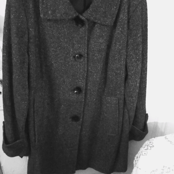 Collection by Gallery Tweed Coat NWT Size 2X - Picture 2 of 10
